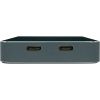 VisionTek VT200 USB-C Portable Dock - Dual Display - 100W Power Passthrough