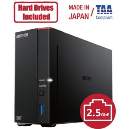 Buffalo LinkStation 710D 4TB Hard Drives Included (1 x 4TB, 1 Bay)